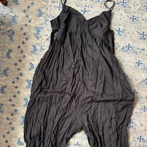 Patagonia Lost Wildflower Jumpsuit Ink Black Medium